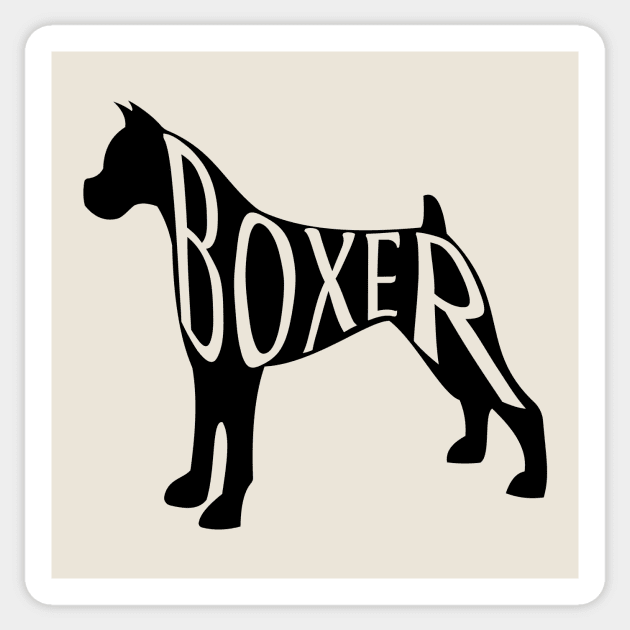 Boxer - Cut-Out Sticker by shellysom91